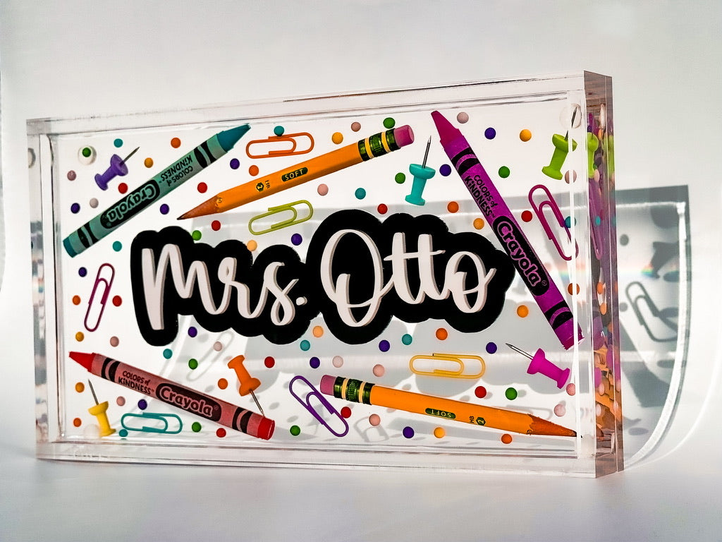 Personalized Catchall Tray for Teacher Appreciation Gift