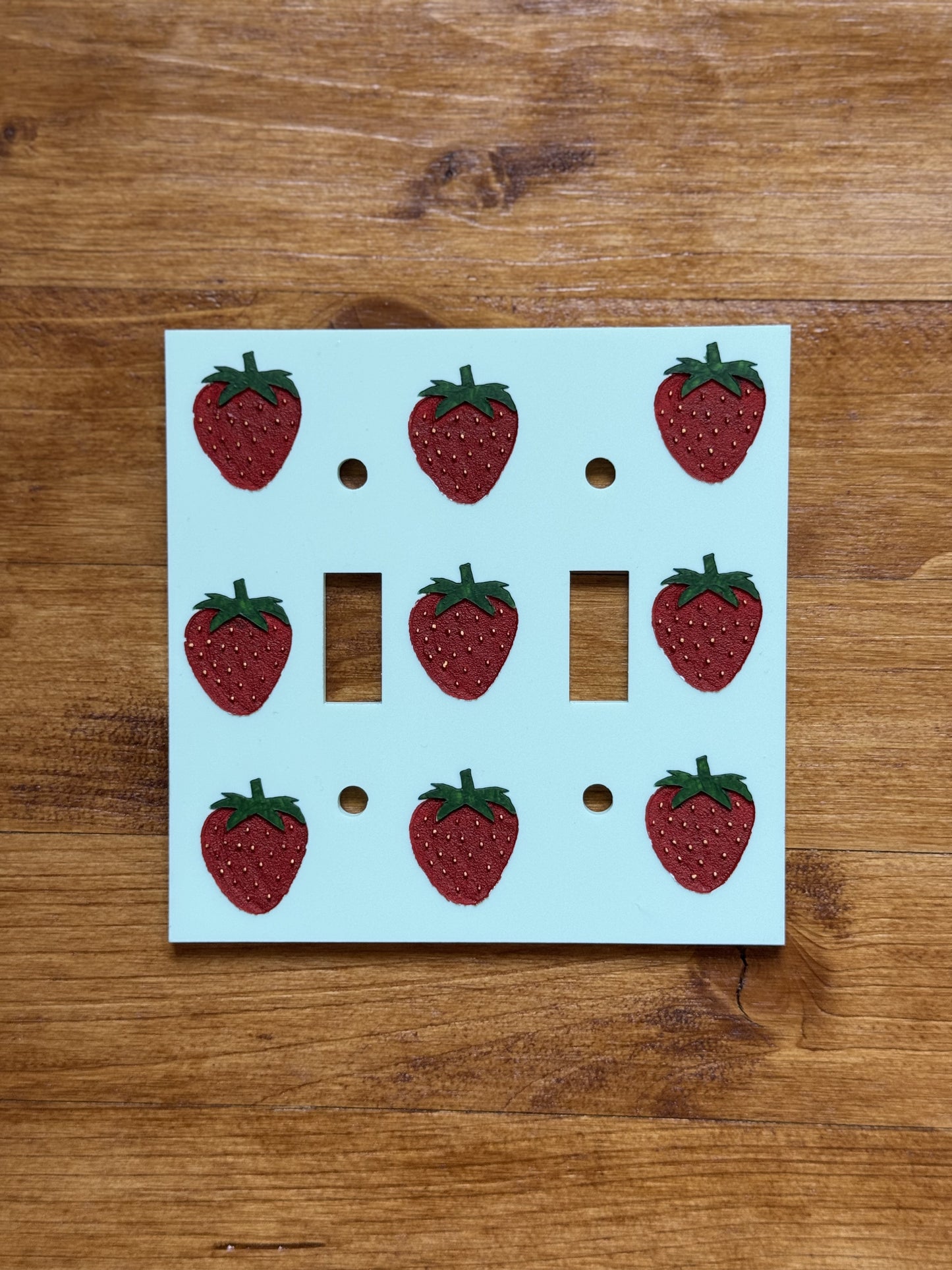 Strawberry Light Switch Cover